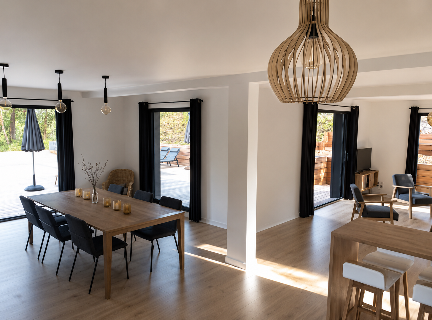 Espace commun et convivial de la maison