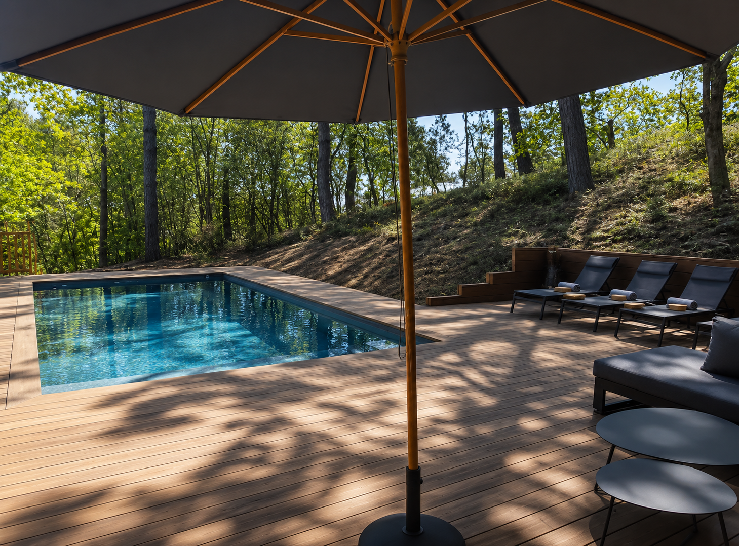 La piscine de la maison